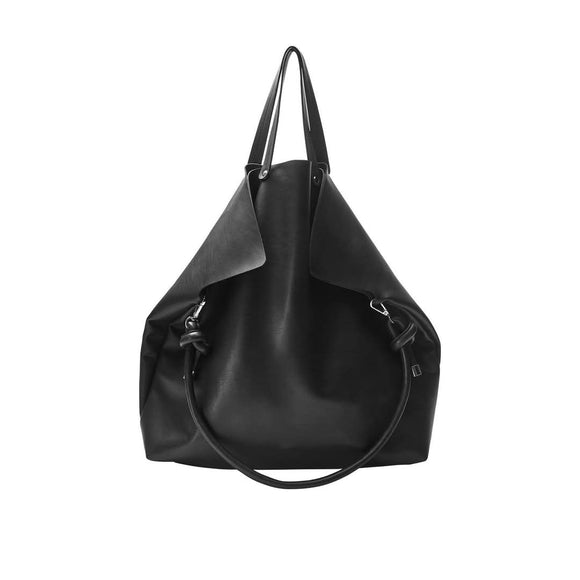 BOLSO NEGRO LISO 2 EN 1