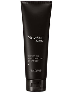 Limpiador y Exfoliante de Carbón Activo NovAge Men 125ml