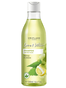 Love Nature Shampoo para Cabello Graso de Ortiga y Limón JUMBO 500ml