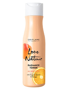 Love Nature Tónico Facial Radiante con Durazno y Naranja Orgánicos 150ml