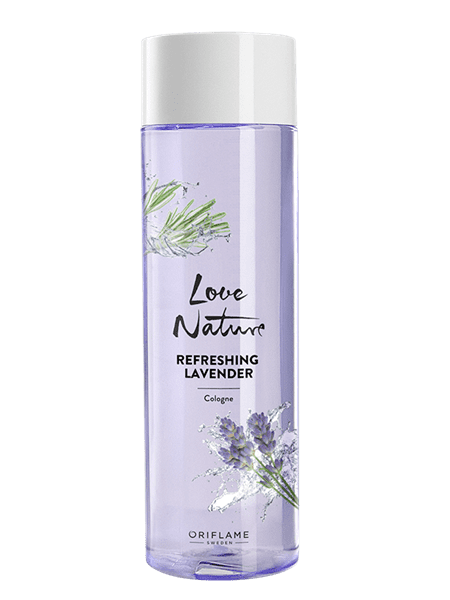 Colonia Refrescante con Lavanda Love Nature JUMBO 400ml