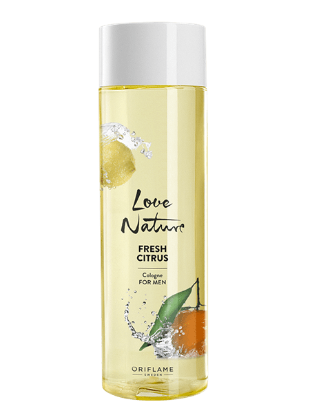 Colonia Refrescante para Él Fresh Citrus Love Nature JUMBO 400ml